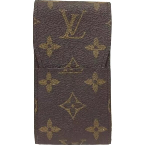 543151AS (X1) Louis Vuitton Wallet Cigarette Case Brown Monogram - Picture 1 of 9